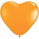 Globo No. 6 Corazón Naranja Qualatex ( 25 USD)