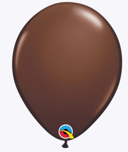 68777. Globo No. 11 Chocolate Qualatex (25 uds)