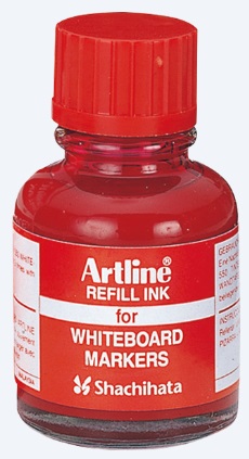 TPR. Tinta Para Marcador de Pizarra Artline Rojo 20 ml.