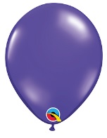 43598. Globo No.5 Purpura Cristal Qualatex (100 uds)