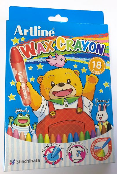 6968. Crayones 18 Colores Artline.
