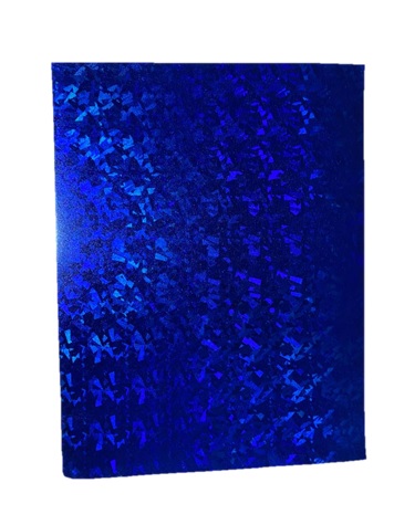 26A. Foam Holográfico Carta Azul10H