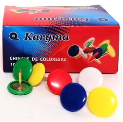 5345. Chinche de Colores Karyma 100uds