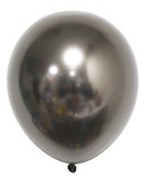 0012. Globo No.9 Chrome Negro Karyma Balloons (50 uds)