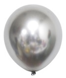 20122. Globo No.9 Chrome Plateado Karyma Balloons (50 uds)