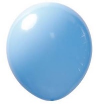 24102. Globo No.9 Celeste Karyma Balloons (50 uds)