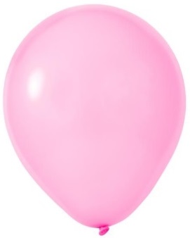 24132. Globo No.9 Rosado Karyma Balloons (50 uds)