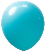 24172. Globo No.9 Turquesa Karyma Balloons (50 uds)