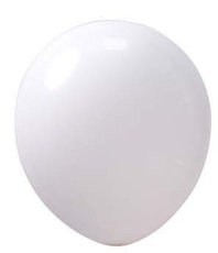 24182. Globo No.9 Blanco Karyma Balloons (50 uds)
