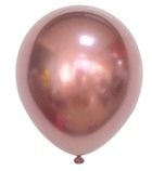 42. Globo No.9 Chrome Oro Rosa Karyma Balloons (50 uds)