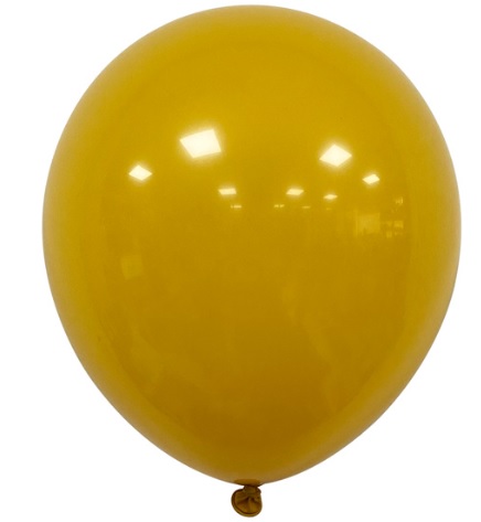 627062. Globo No.12 Retro Mostaza Karyma Balloons (50 uds)
