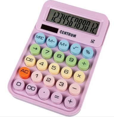 80812. Calculadora 12 Dígitos Solar  172x113x42mm Centrum.