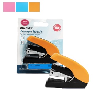 5385. Engrapadora N° 10 Plástica Sin Esfuerzo Kw –Trio Blíster 3 colores.