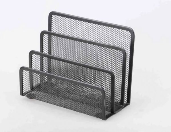 481. Revistero de Malla Metálico Pequeño 17.3 x 7.9 x 12.2 cm Karyma
