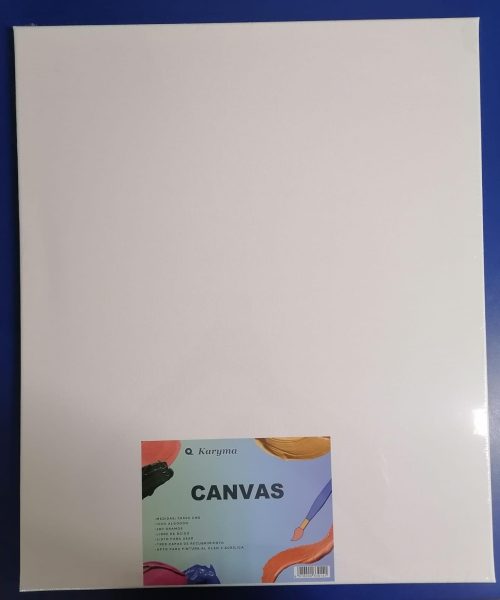 5060. Lienzo con Marco 100% Algodón 50 x 60 cm, 280 Gr. Karyma.