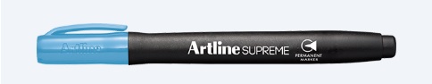 7001C. Marcador Permanente Artline Supreme Celeste 1.0mm