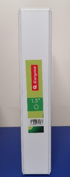 3820B. Portafolios Tamaño Carta Karyma 1 1/2” Banco