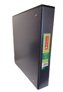 3820N. Portafolios Tamaño Carta Karyma 1 1/2” Negro