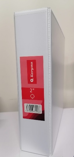 5026B. Portafolios Tamaño Carta Karyma 2” Blanco