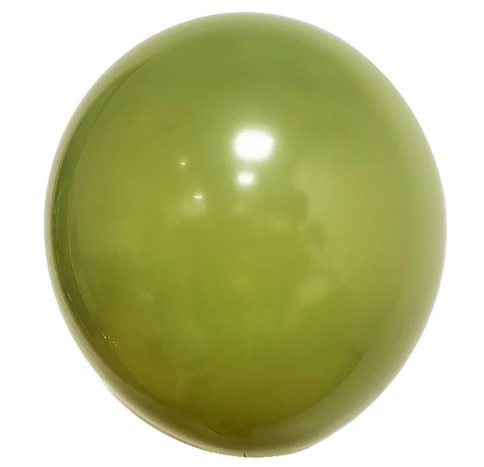 27102. Globo No.12 Retro Verde Aguacate Karyma Balloons (50 uds)