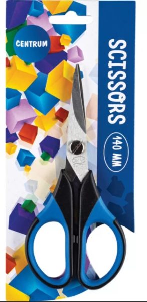 82243. Tijera 5 ½ “ Puño Suave Azul Centrum.